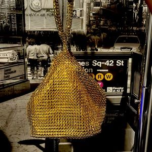 Triangle, Rhinestone Evening Bag